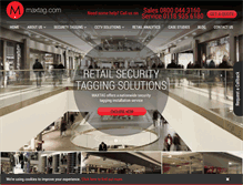Tablet Screenshot of maxtag.com